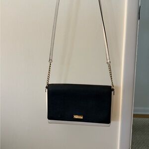 Kate Spade Black and White Crossbody Bag